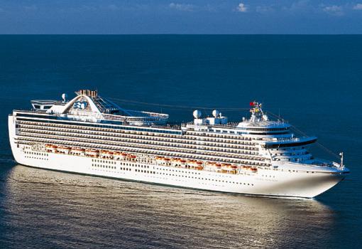 El espectacular buque Crown Princess en el Caribe